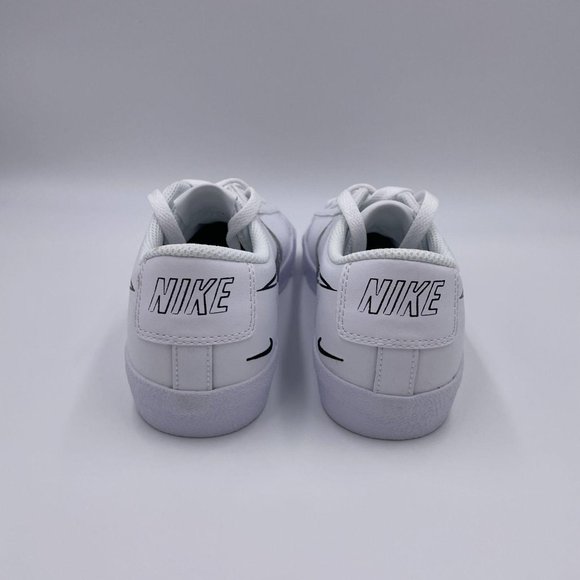 Nike Blazer Low ' 77 White / Black Womens Shoes - Picture 4 of 8